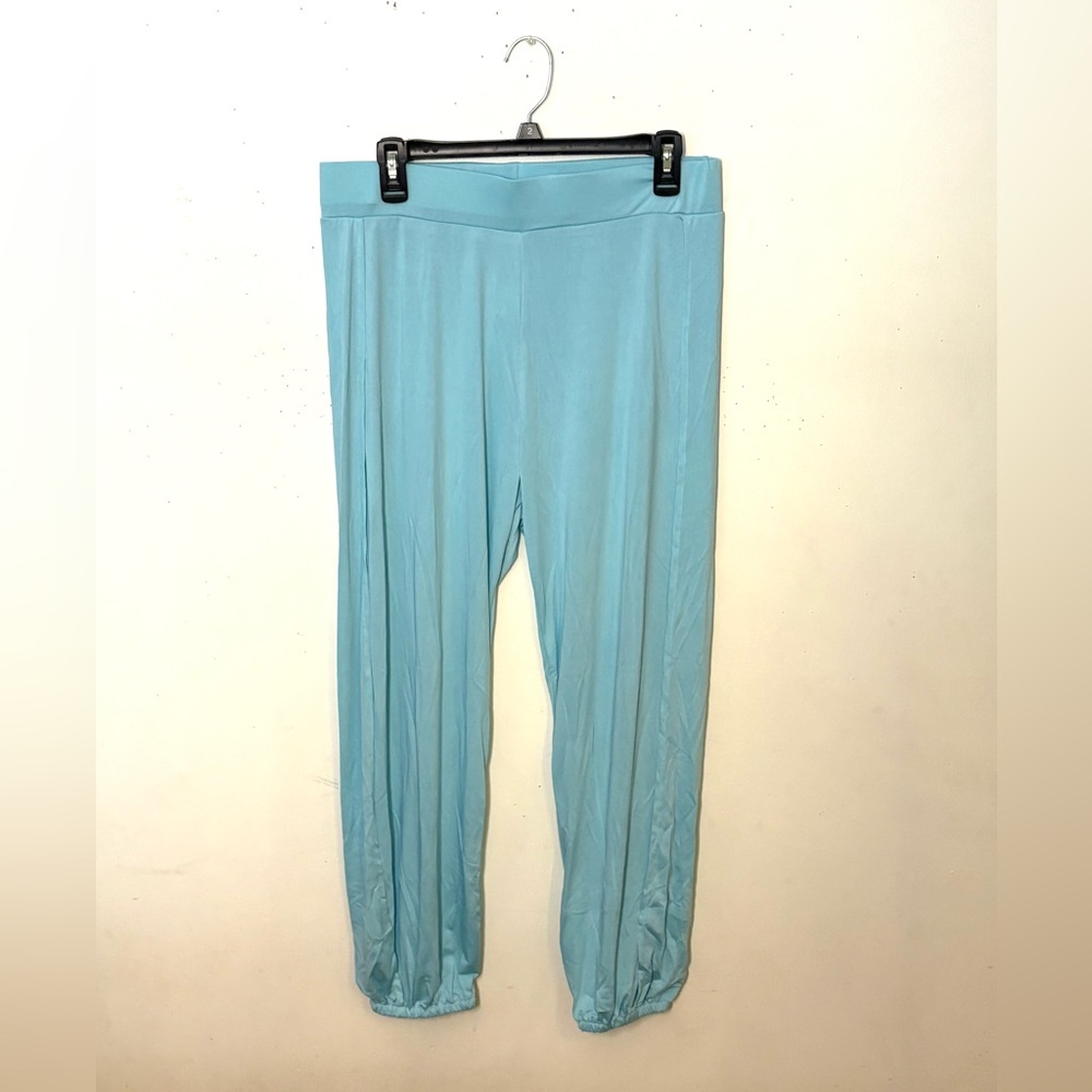 🆕Stylish Women's Mint Side-Slit Harem Pants. Size XL. NWT.